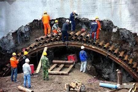 孟州隧道钢花管支护案例